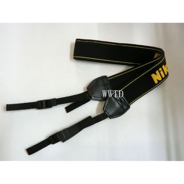 A-Ceinture de cou à sangle unique avec logo, élingue de cou initiée par l'appareil photo, adaptée pour Nikon