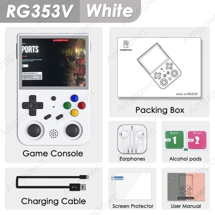 R36S Console De Jeu Vidéo Rétro Portable, Système Linux, écran IPS De 3,5 Pouces, Poche - 8