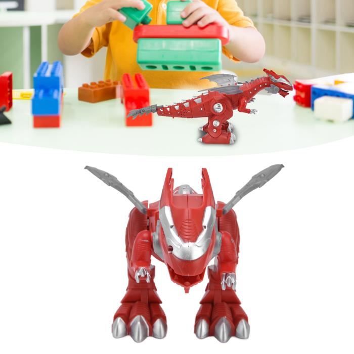 Dinosaure Télécommandé OBEST – 2.4G, Rugissement, Lumière LED, Mouvements, Détection De Gestes, Dès 3 Ans