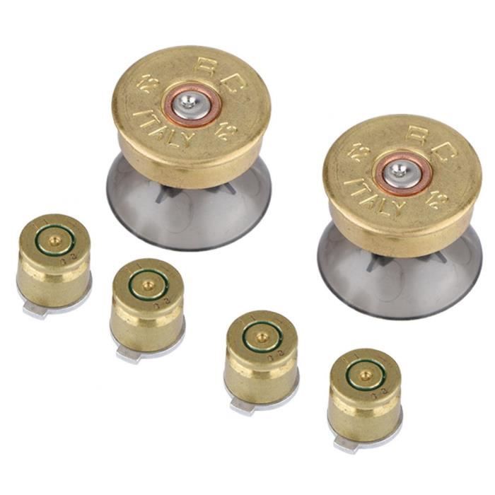 Set Boutons de Balle Touches Thumbstick Métal pour Manette Sony PS3//PS4
