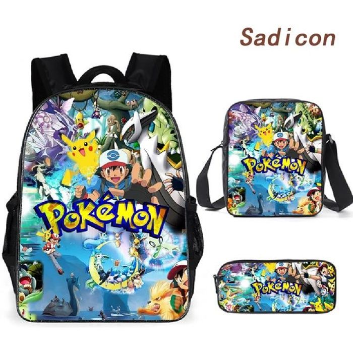 Pokemon Cartable Pikachu Sac A Dos Confortable Sac A Dos Pour Enfants Commencer L Ecole Cadeau Cdiscount Bagagerie Maroquinerie