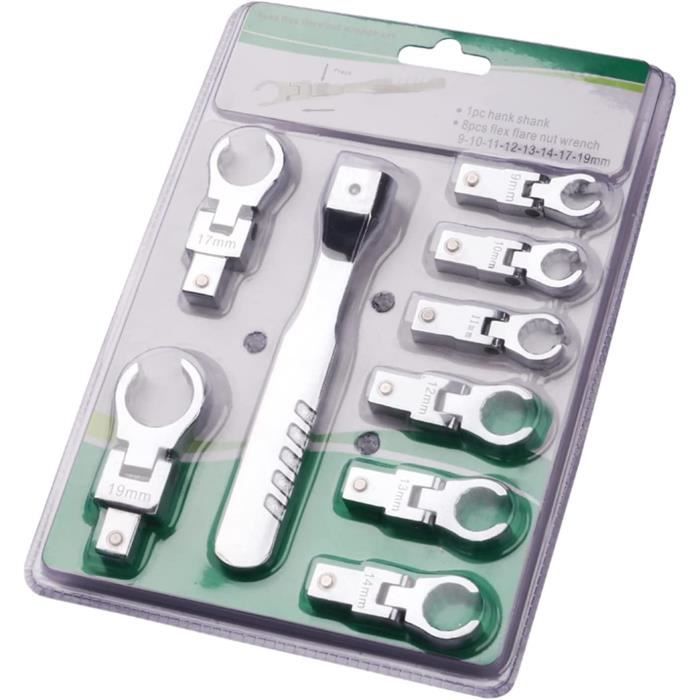 Tête Vibrante à Peigne 7 Dents Valex + Set De Forets - 16 Pièces Pour Démêlage Efficace