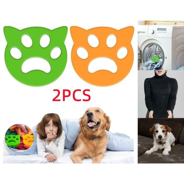 Lot De 8 Boules Anti-Poils Pour Machine à Laver - Réutilisables, Attrapent Poils D'Animaux, Peluches - Pour Lave-Linge Et Sèche-Linge