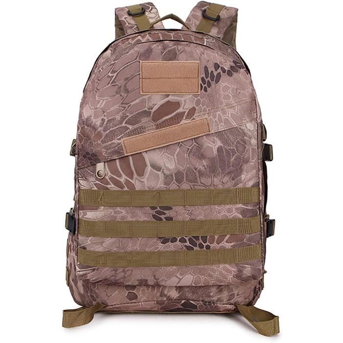 Sac De Survie Tactique Militaire Sac à Dos Grande Armée 3 Day Assault Pack Molle Bug Out Sac à Dos à Dos Pour Extérieur Chasse Randonnée Camping Trekking Woodland Digital Camouflage Sac