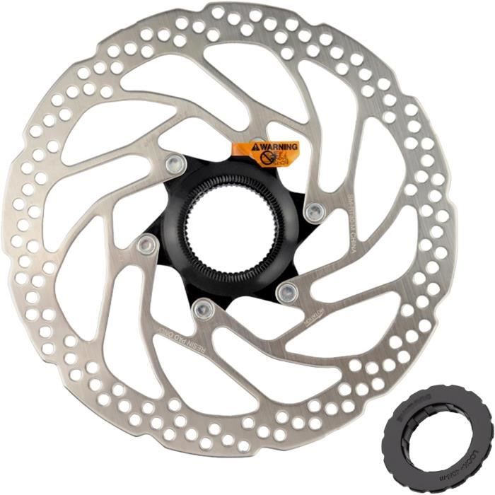 Disque De Frein Vélo HOUSON – 203 Mm, Centre Lock, Acier Inox, Compatible Route/VTT/BMX