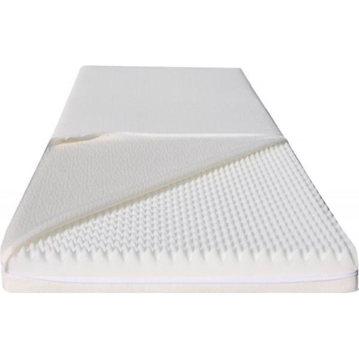 matelas mdf 120x190 dehoussable orthopedique anti allergique et anti acarien amovible et lavable cdiscount maison