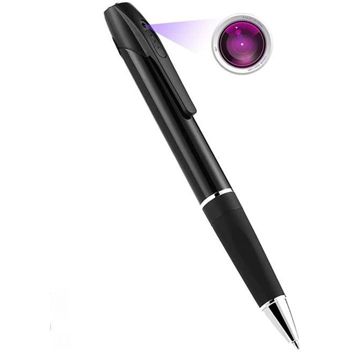 Stylo Caméra Espion Full HD 1080P 30FPS Surveillance Vidéo et Audio Intégré +SD 4Go YONIS