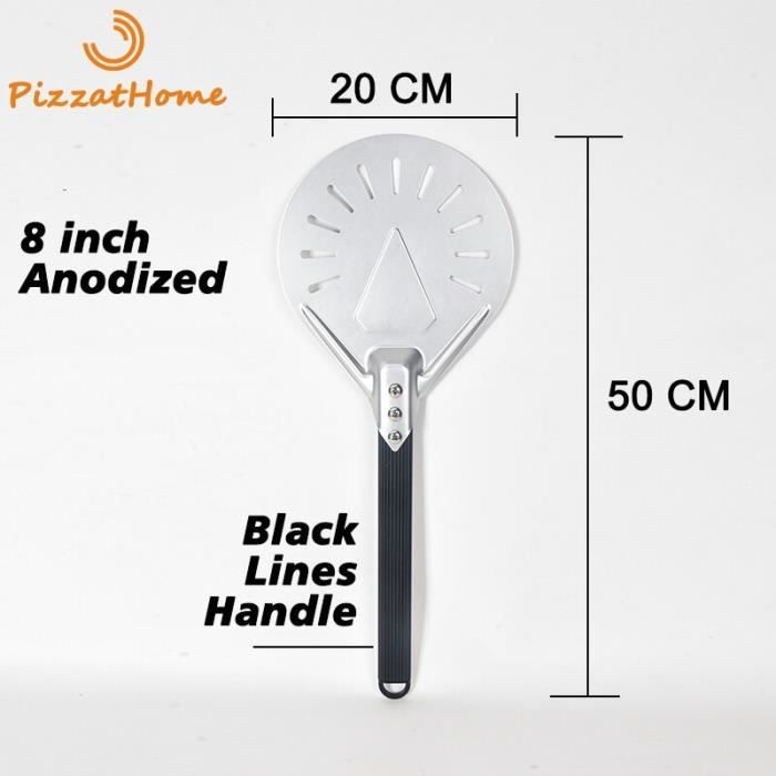 Pizza En Acier Inoxydable Peler Pelle avec Manche En Bois Outils De Cuisson De Pelle À Gâteau Pelles À Pizza Au Fromage - Maison