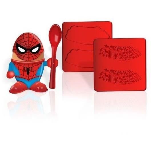 Coquetier et Emporte-pièces Marvel Spiderman