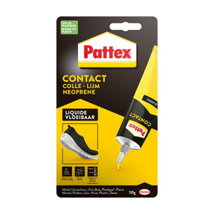 PATTEX Contact Colle liquide néoprène 50g