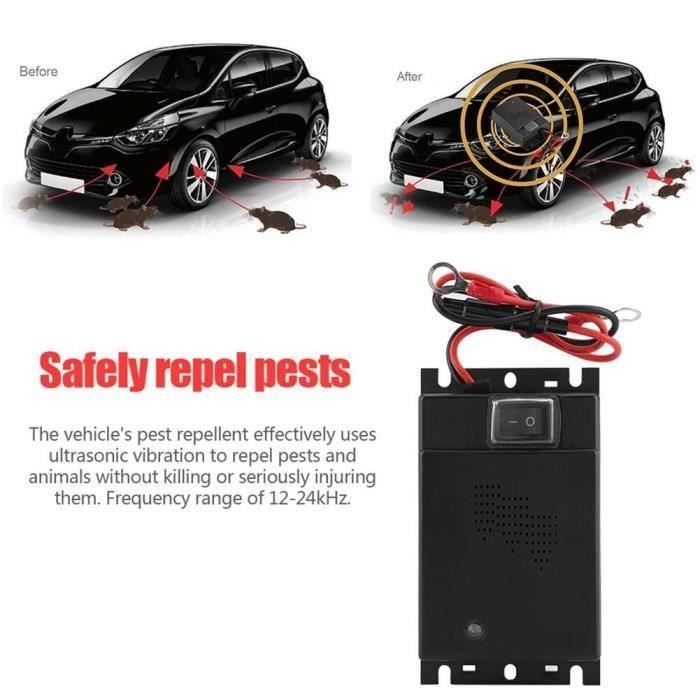 Repulsif Ultrason Pour Voiture Repeller Souris Rats Anti Rongeurs Insectes Branchement Sur Batterie D Automobile 12v Hh Cdiscount Au Quotidien