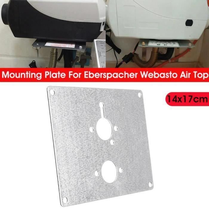1 plaque de montage pour chauffage diesel Eberspacher Webasto - Plaque de  montage au sol - Tourelle en acier inoxydable argenté - Profondeur : 30 mm  