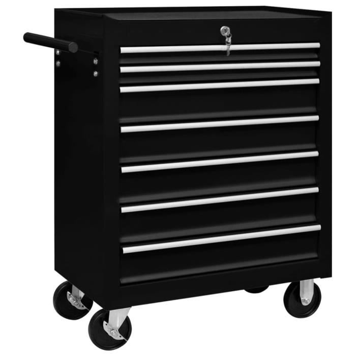 Chariot D'Atelier à Roulettes Vide - Boîte à Outils Mobile Modèle KD366 - Neuf
