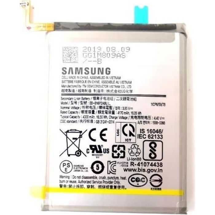 Batterie d'origine Samsung Galaxy Note 10+ (EB-BN972ABU) 4300mAh