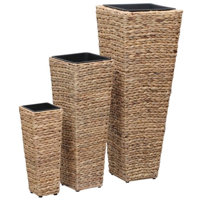 Ensemble de jardinières surélevées en jacinthe d'eau VidaXL 3 tailles