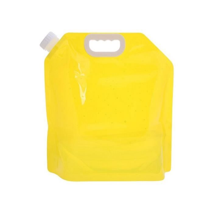 Réservoir d'eau pliable - 5 L - Portable - Sans BPA - Pour camping-car