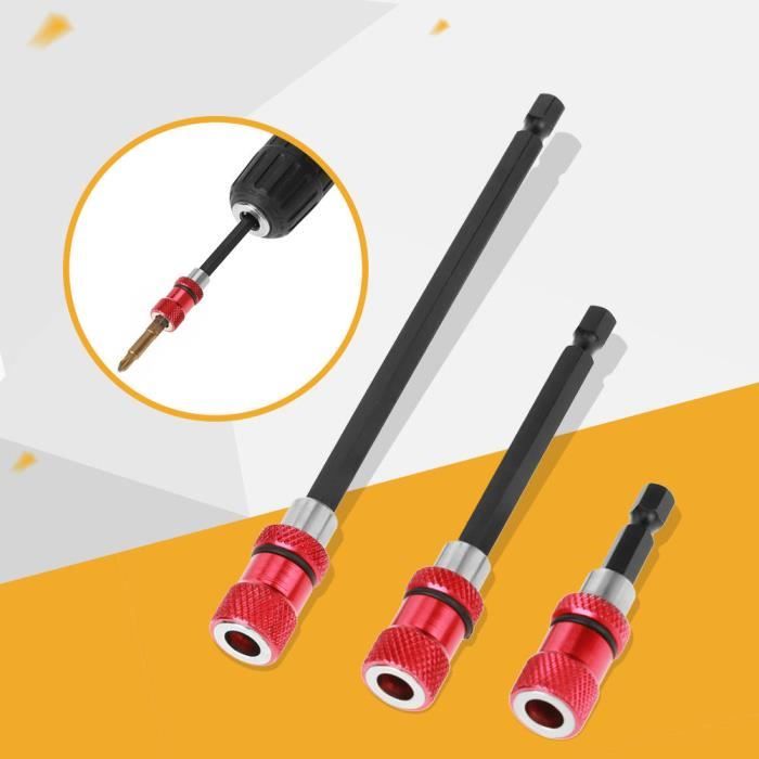Set De 5 Tournevis Hexagonaux H1.5 Magnétiques - Tige Longue 2'' - Embout 1/4'' - Parfait Pour Le Bricolage Et Les Réparations