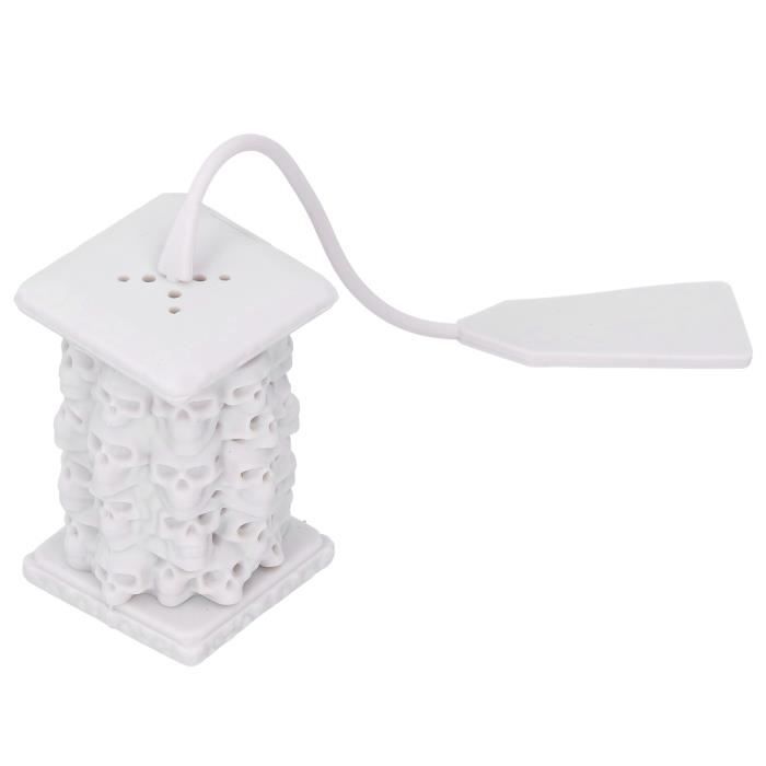 Infuseur à Thé En Forme De Crâne En Silicone Alimentaire - Boule à Thé Fantaisie Pour Infuser Vos Feuilles De Thé