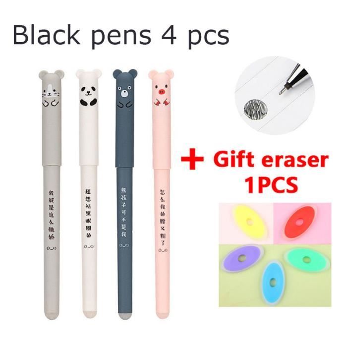 STYLO - PARURE DE STYLO,Cow milk set--Ensemble de stylos à lait de vache, stylo à bille de 0.5mm