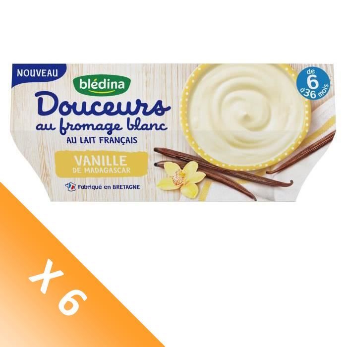 Bledina Douceurs Au Fromage Blanc Pour Bebe Des 6 Mois Vanille Lot De 6x 4 Paquets De 100 G Achat Vente Dessert Lacte Bledina Douceurs Au Fromage Blanc Pour