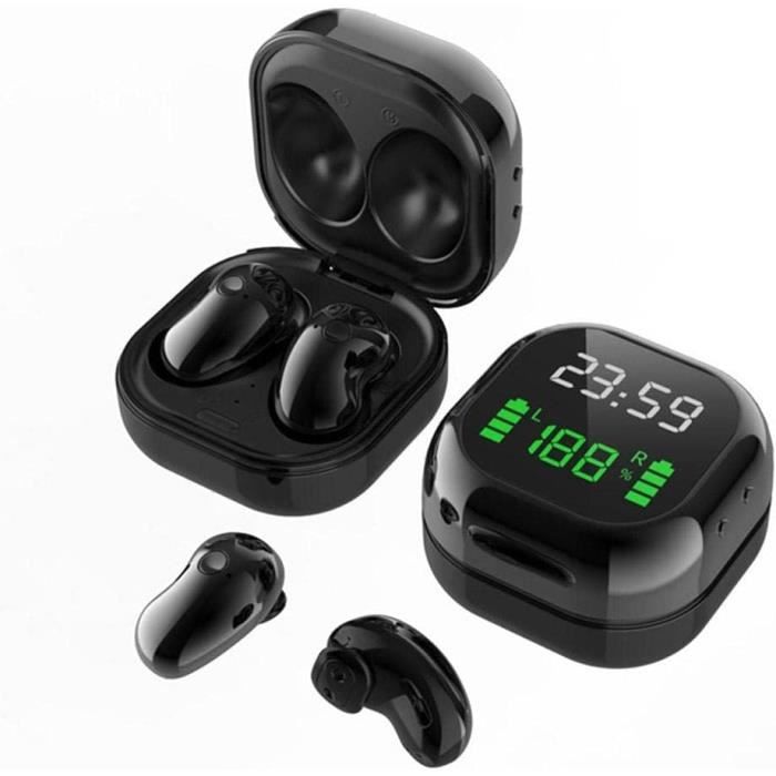Écouteurs Bluetooth Sans Fil - Écran Tactile Couleur 2.01", ANC Anti-Bruit, Son Stéréo, Contrôle Égaliseur, Pour Smartphone/PC