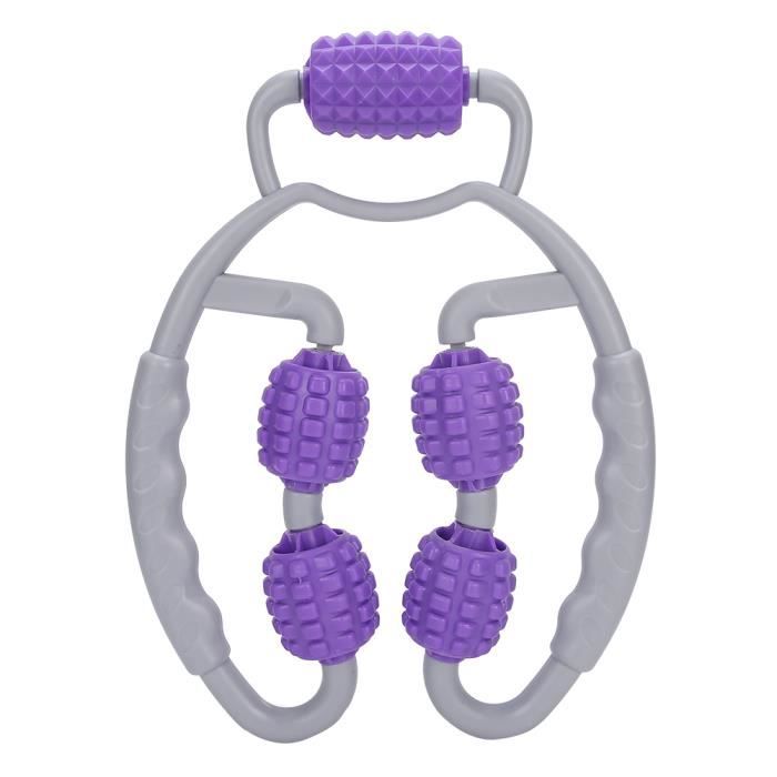 Rouleau De Massage Musculaire 3D 9 Rouleaux - Masseur Myofascial Anti-Cellulite Pour Jambes Et Corps