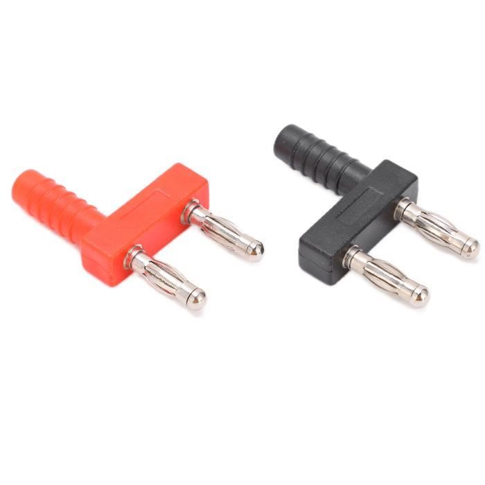 Adaptateur de fiche banane - MOTHINESSTO - Modèle J.20011 - Rouge - 2mm Adaptateur de fiche banane - MOTHINESSTO - Modèle J.20011 - Rouge - 2mm