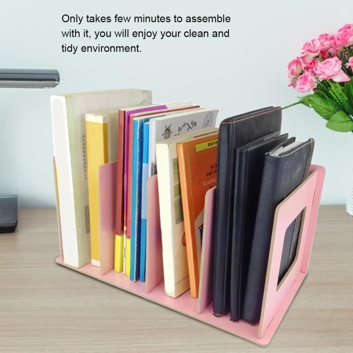 Étagère À Livres Porte-revues Enfants Étagère,Rotation À 360 Degrés Bibliothèque Support De Stockage,Bois Rack De Livres Polyvalente Étage Rack d/'angle pour Home Office