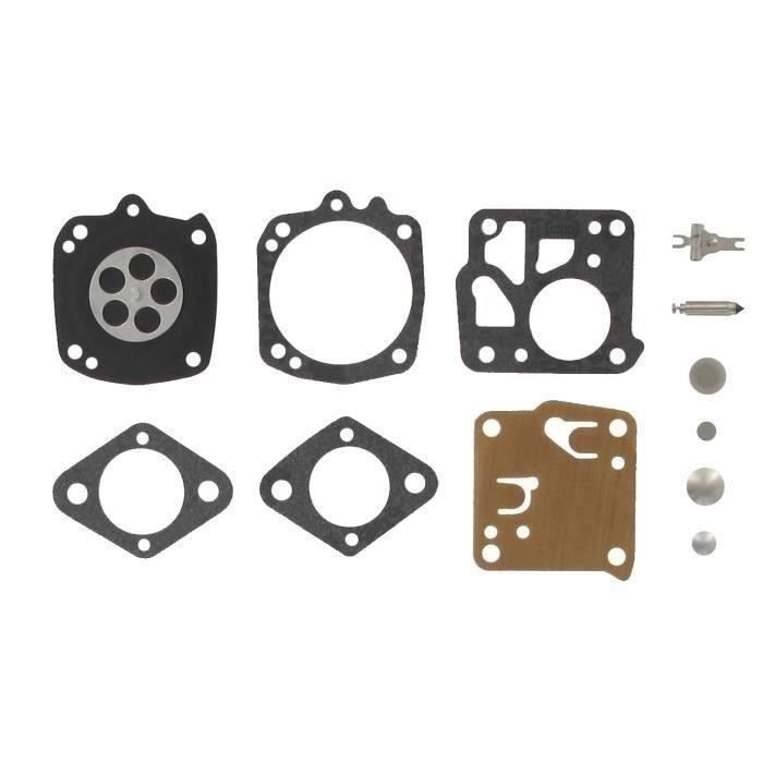 Kit réparation membranes et joints carburateur adaptable TILLOTSON pour carburateur HS monté sur ECH