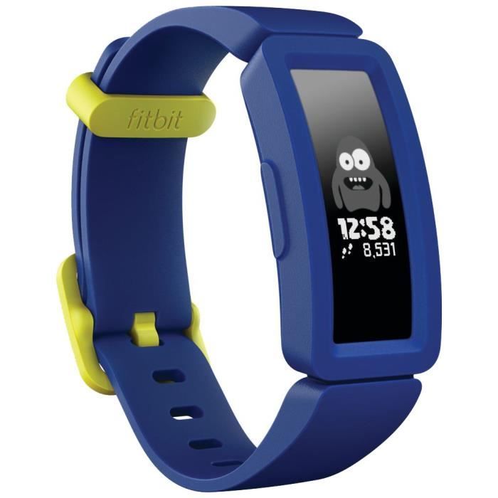 FITBIT Ace 2 - Bracelet d'activité junior à partir de 6 ans - Bleu et jaune