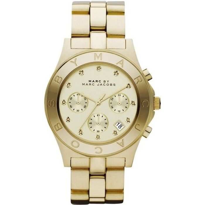 Montre marc jacobs or