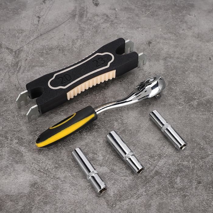 Outil de Retrait D'embrayage – Clé à Douille à 4 Broches pour Scooter, Cyclomoteur, QUAD ATV – Compatible avec GY6 125 150 Outil de Retrait D'embrayage – Clé à Douille à 4 Broches pour Scooter, Cyclomoteur, QUAD ATV – Compatible avec GY6 125 150