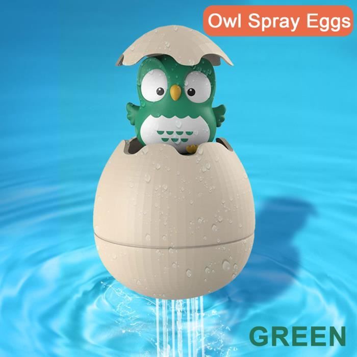 Jouet De Bain Pour Bebe Oeufs De Hibou Ejacule Pour Enfants Jouets De Baignoire Ecologiques Spray Sprinkle Water Toy N Cdiscount Jeux Jouets
