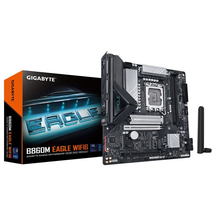 Carte mère - GIGABYTE - B860M EAGLE - DDR5 SDRAM - Performance améliorée - Compatibilité avancée