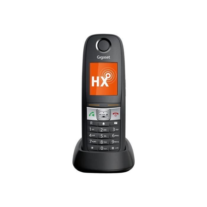 Gigaset E630HX Extension du combiné sans fil avec ID d'appelant DECT\\GAP SIP RTP - vue 2