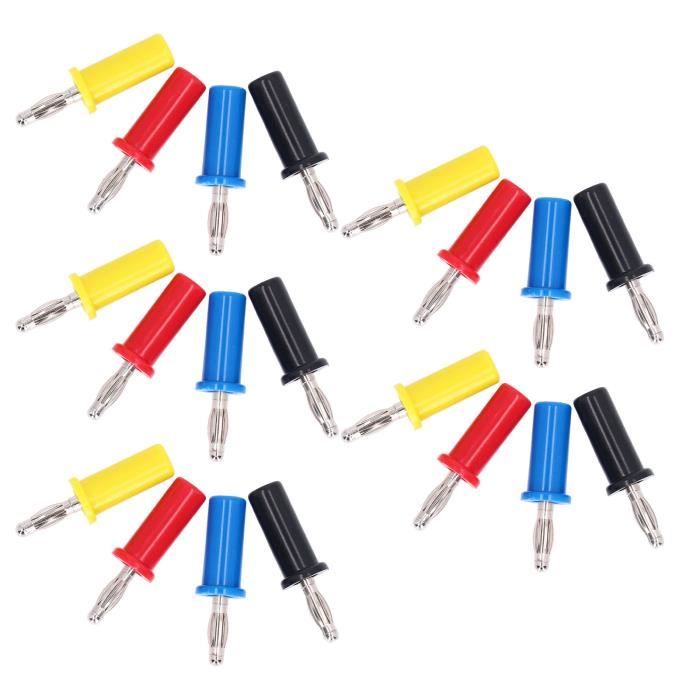 SAL connecteurs banane Fiche Banane, Fiches Bananes Métalliques de