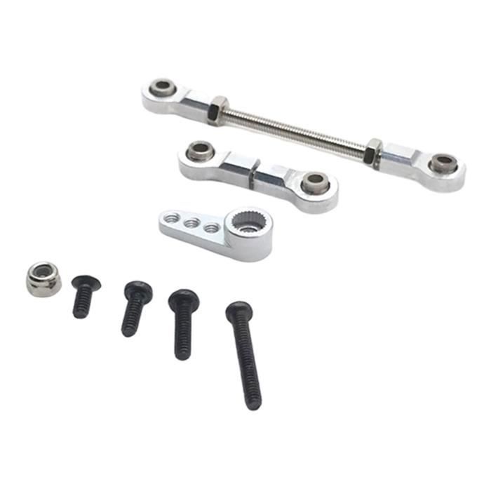 Pièces De Direction Alu Pour WLtoys K969/K979/K989 – Upgrade Tige De Direction Et Servo 1/28 RC