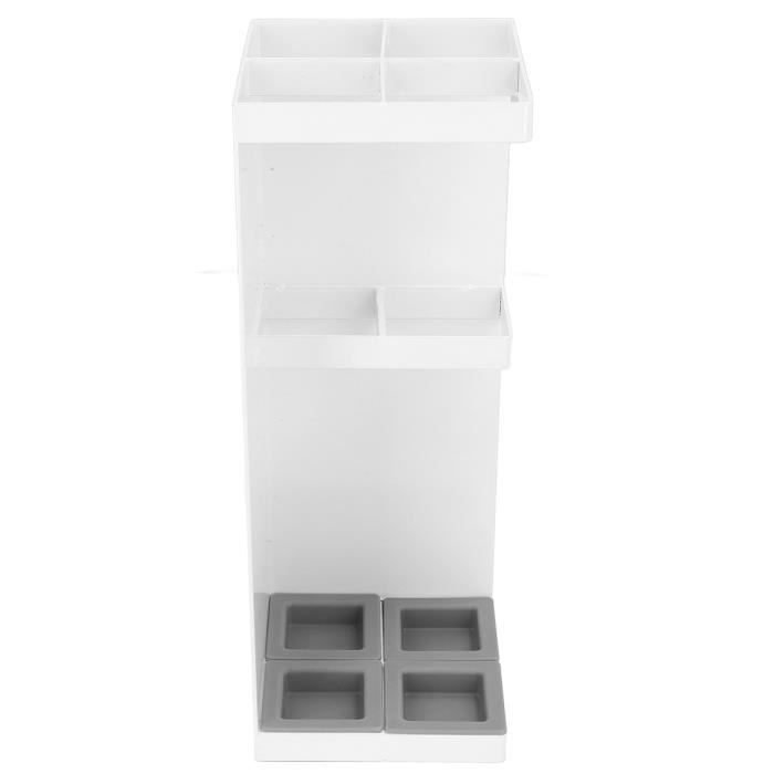 Seau Porte-parapluie Vertical – Rangement Déco Pour Entrée, Couloir – 28,5 X 12,5 Cm, Noir