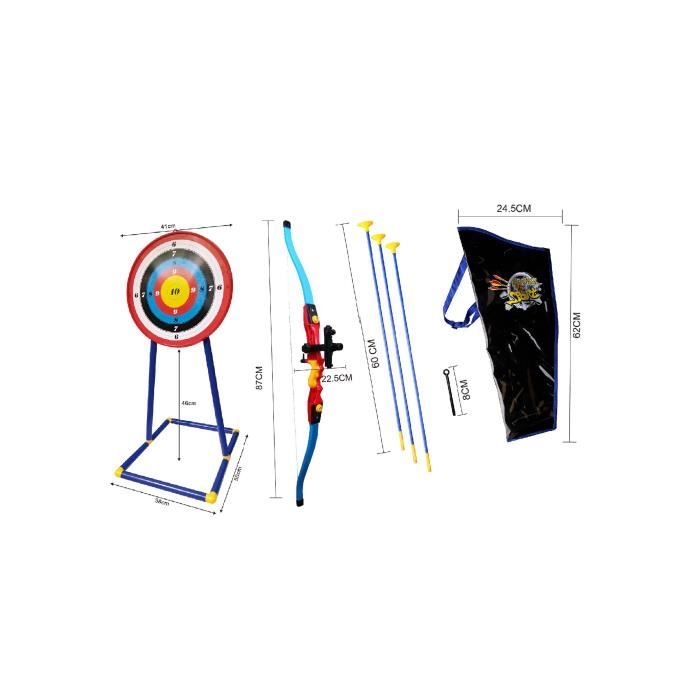Kit Archery Fun - 10 Joueurs - Arcs Et Flèches En Mousse - Idéal Pour Anniversaires, Événements