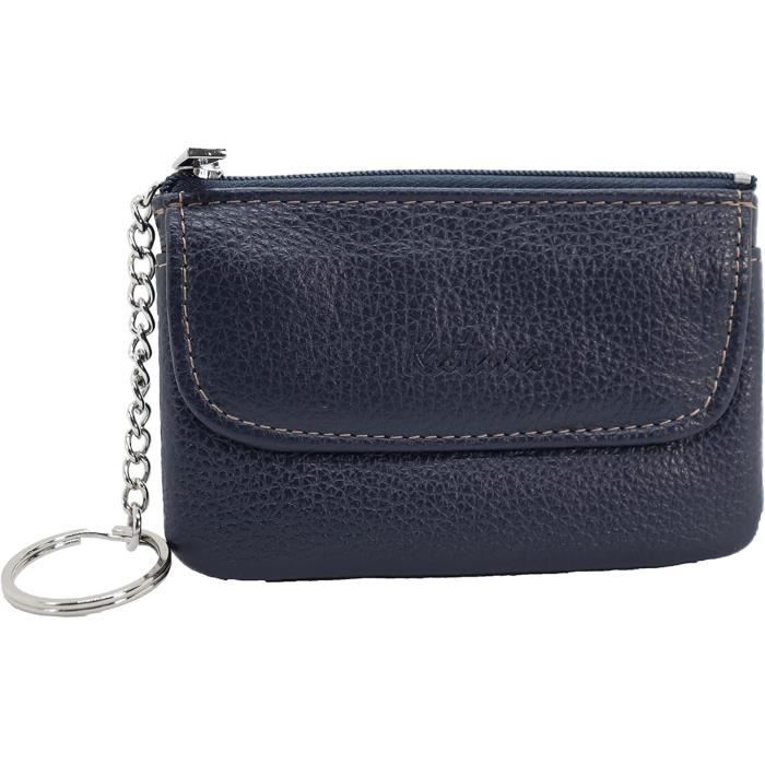 KATANA micro portefeuille en cuir sauvage à 2 volets réf 753096 noir (4