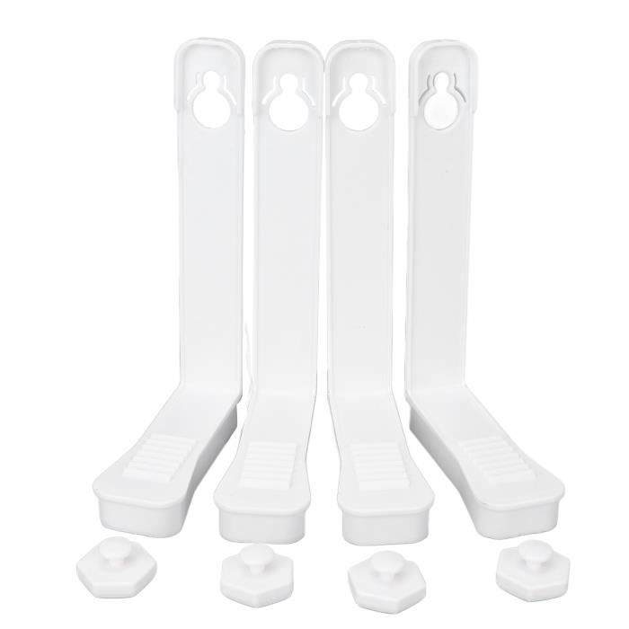 10 Bandes Caoutchouc Fixation Pieds Chaise - Anti-Dérapant - Enfant École Maison