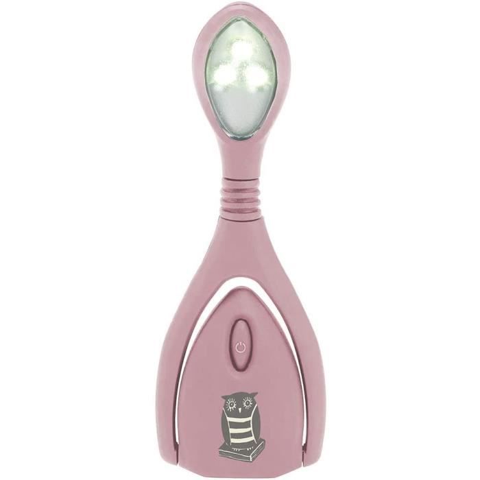 Moses Librix Lampe de lecture LED Lumi Plus chouette Lampe à pince avec variateur d`intensité en continu Lampe de
