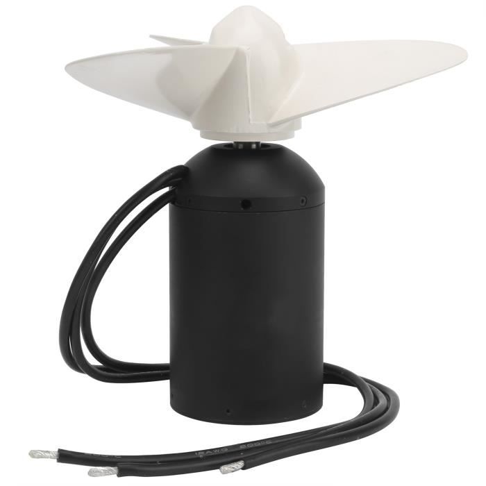 Moteur Brushless Sous-marin 12-24 V – 800 W, Poussée 125 Kg Par Unité (250 Kg Avec 2) – Coque Nylon, 290 G – Pour Kayak, Pédalo, Bateau – Silencieux Et Longue Autonomie