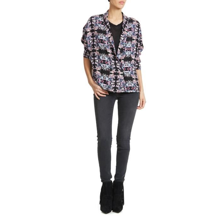 blazer fleuri femme