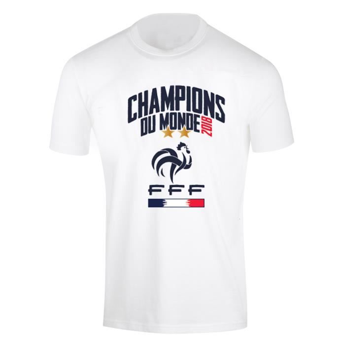 Tee shirt champions du monde discount