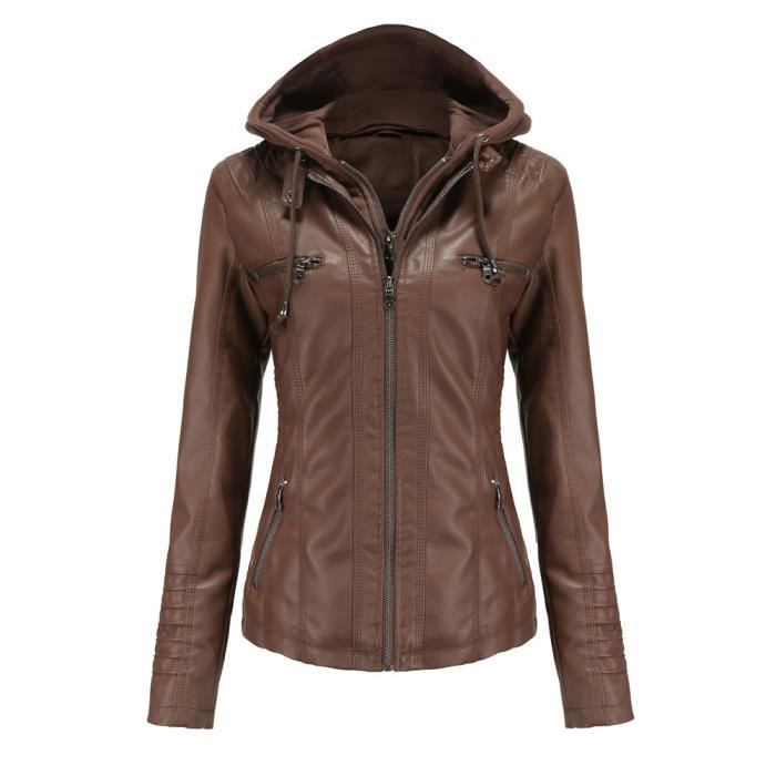 Veste cuir femme grande taille deals
