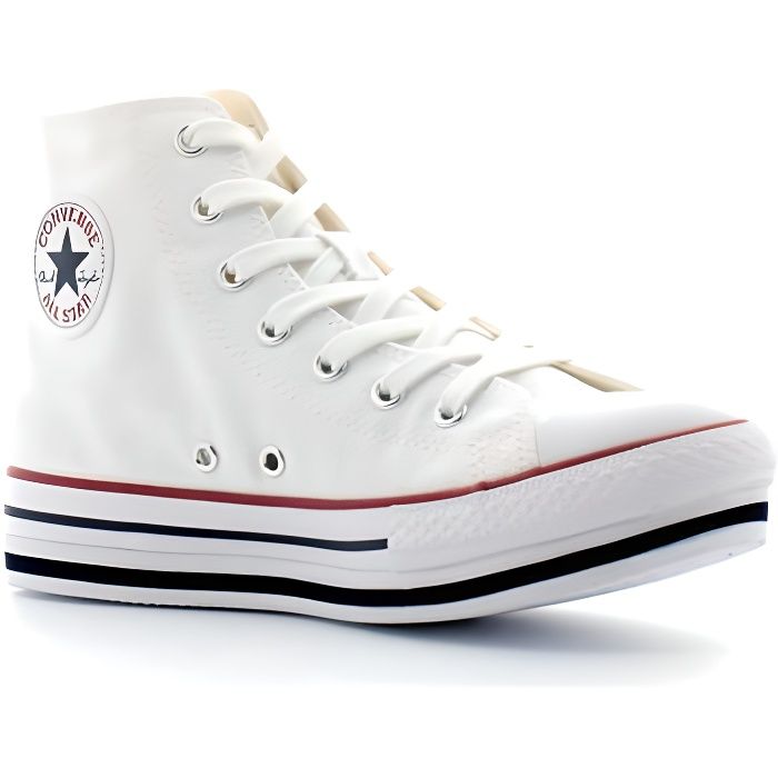 converse montant blanche