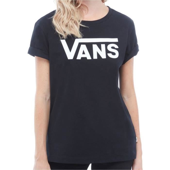 Tee shirt top vans noir femme