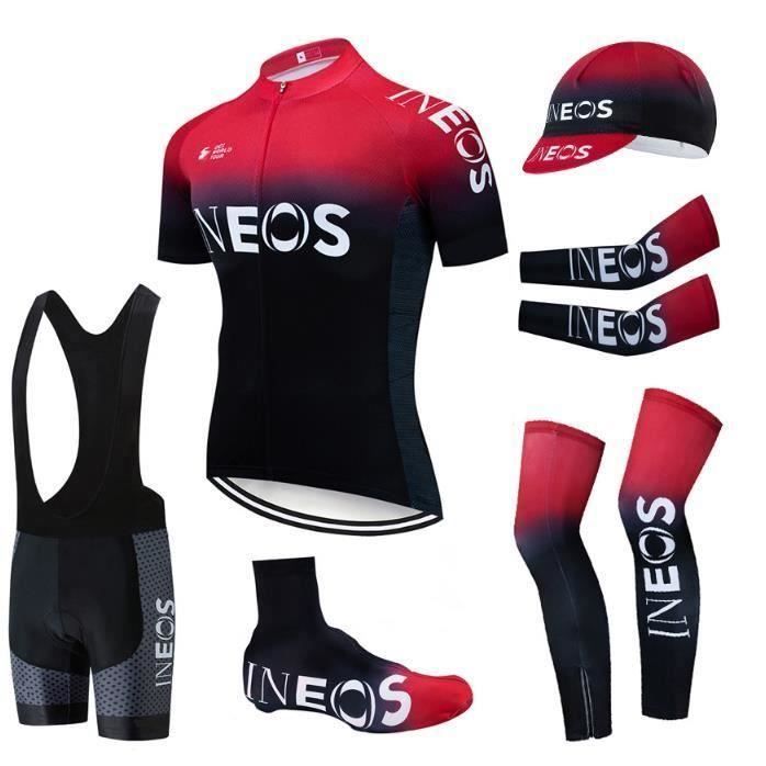 Cycling Cat Maillot de Cyclisme Route Homme Manches Courte Été Fun et