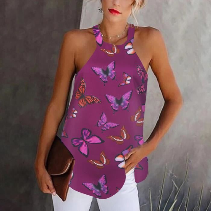 Totatuit T-Shirt Côtelé Pour Femme Coupe Ajustée Tee Shirt Basique